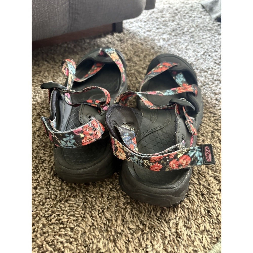 KEEN Women's Zerrapoint II Strappy Sandals Floral Black/Multicolor US 10 - Picture 4 of 6